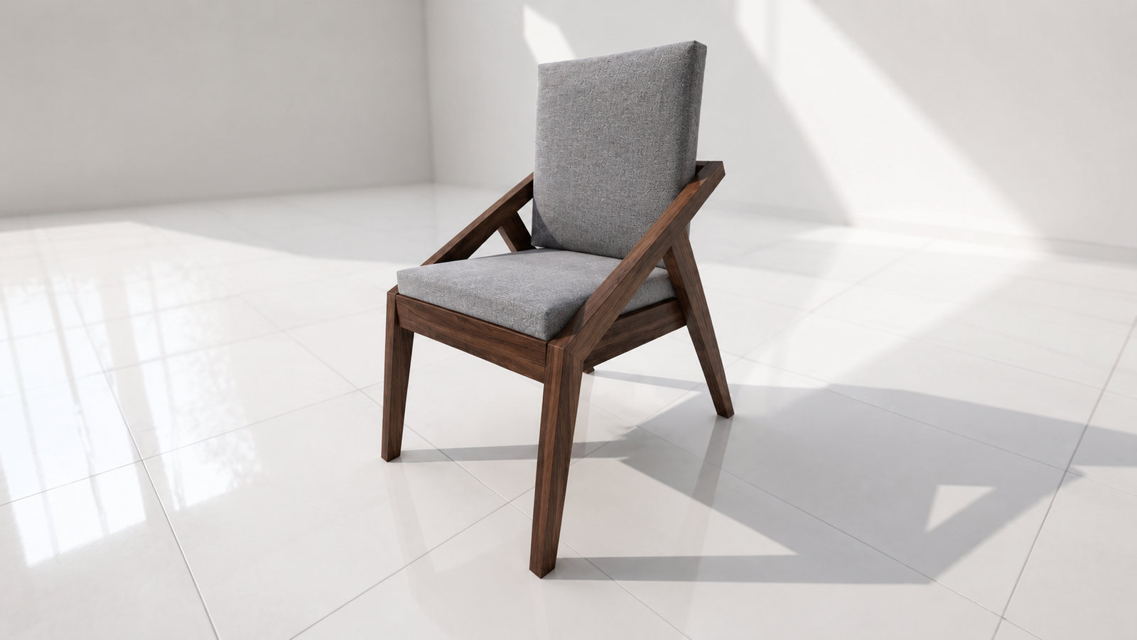 Silla de encino Ibiza para comedor de Moblēos