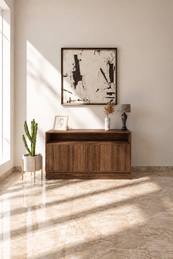 Credenza Aplós de 160 cm en acabado Durango, Mobleos