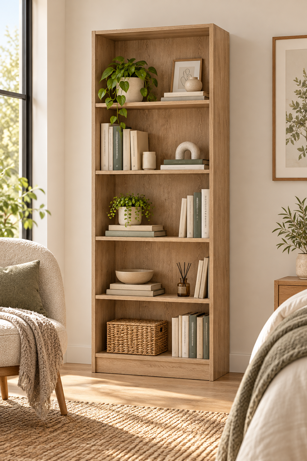 Estante Skala 80 cm render ambientado imagen 3
