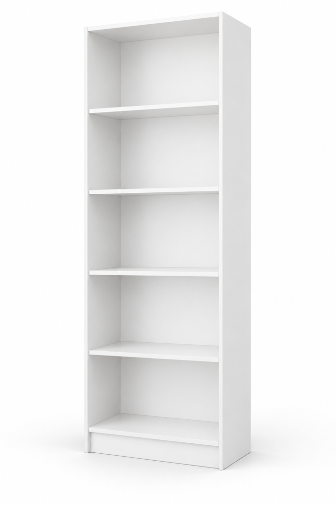 Estante Skala 80 cm acabado Blanco sobre fondo blanco